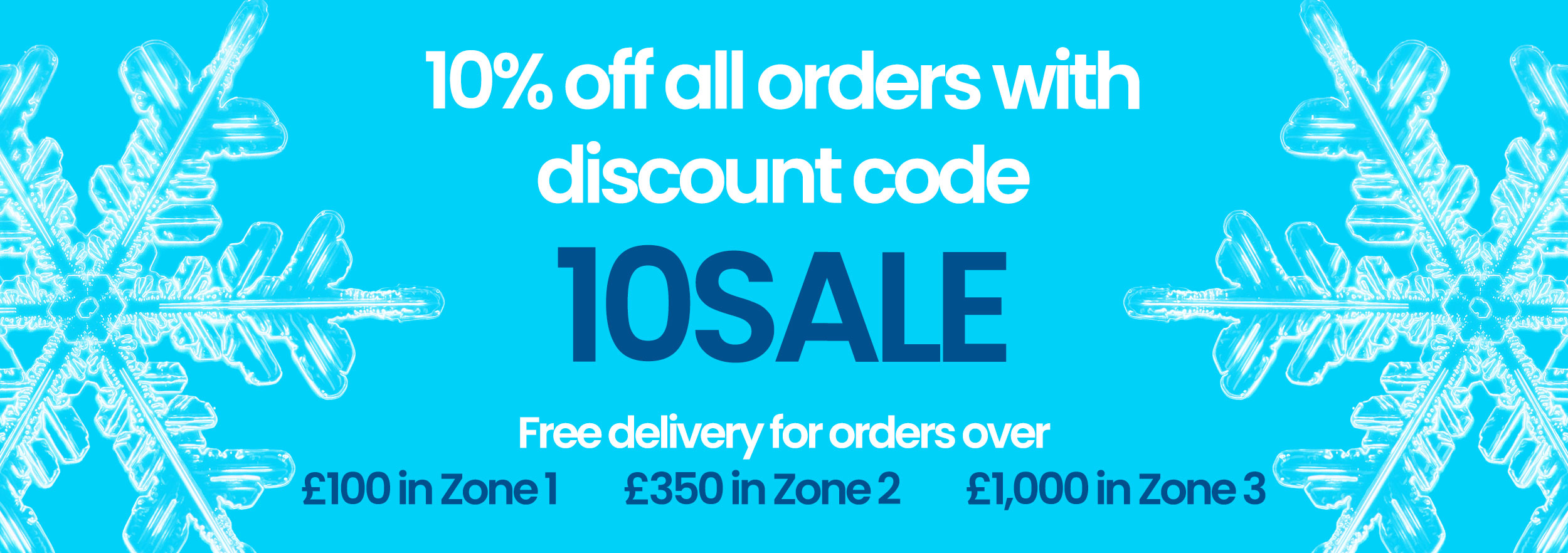 Sale on all products