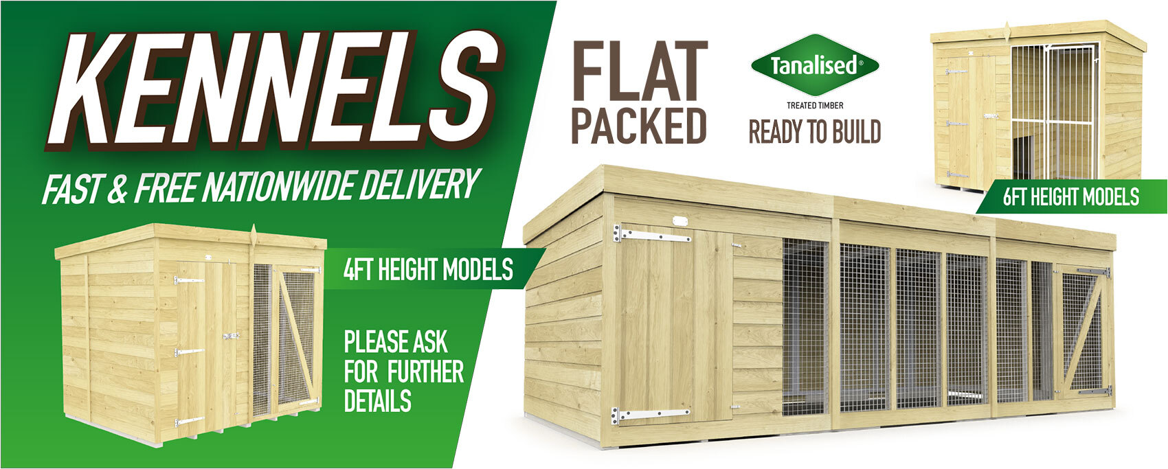 Flat Packed Kennels