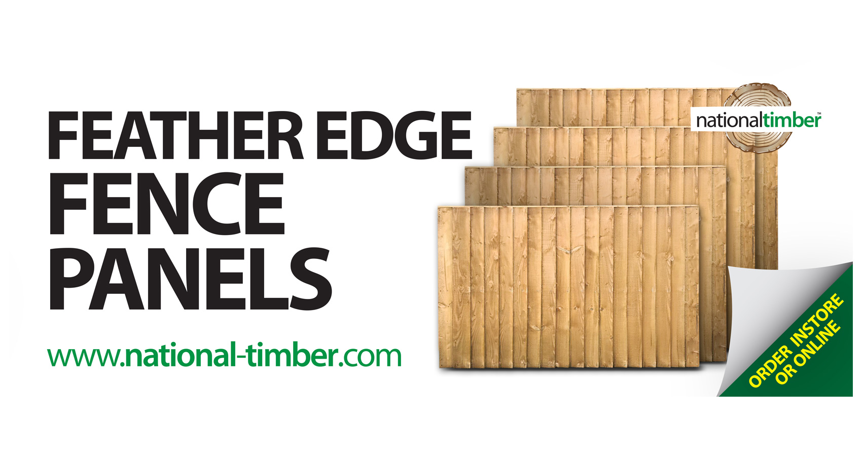 Featheredge Fence Panels