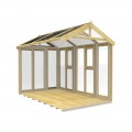 6ft x 10ft Glass Green House