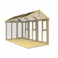 6ft x 12ft Glass Green House