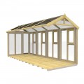 6ft x 16ft Glass Green House