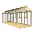 6ft x 18ft Glass Green House