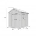 6ft x 6ft Glass Green House
