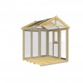 6ft x 6ft Glass Green House