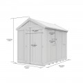 6ft x 8ft Glass Green House