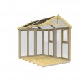 6ft x 8ft Glass Green House