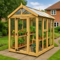 6ft x 6ft Glass Green House