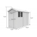 4ft x 11ft Apex Shed