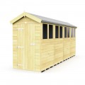 4ft x 16ft Apex Shed