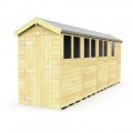 4ft x 17ft Apex Shed