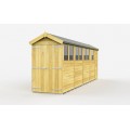 4ft x 17ft Apex Shed