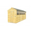 5ft x 18ft Apex Shed