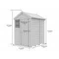 5ft x 5ft Apex Shed