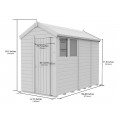 5ft x 9ft Apex Shed
