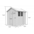 6ft x 6ft Apex Shed