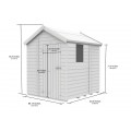 7ft x 5ft Apex Shed