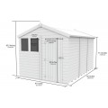 8ft x 12ft Apex Shed