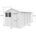 8ft x 16ft Apex Shed