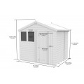 8ft x 6ft Apex Shed