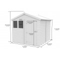 8ft x 8ft Apex Shed