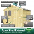 8ft x 12ft Apex Shed