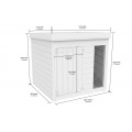 4ft x 4ft Dog Kennel and Run