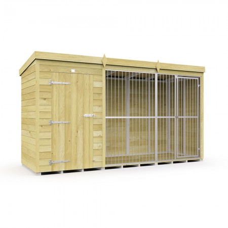 Timber dog kennels sale