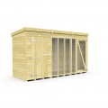 12ft X 4ft Dog Kennel and Run Full Height