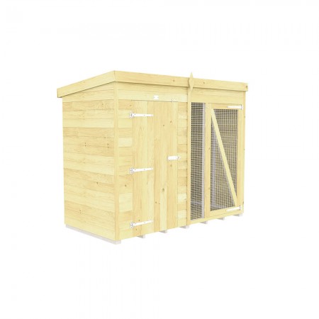 8ft X 4ft Dog Kennel and Run Full Height