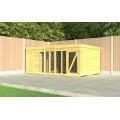 12ft x 6ft Dog Kennel and Run
