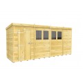 15ft x 5ft Pent Shed