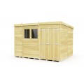 10ft x 8ft Pent Shed