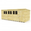 18ft x 8ft Pent Shed