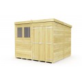 8ft x 8ft Pent Shed