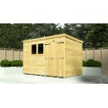16ft x 4ft Pent Shed