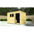 15ft x 4ft Pent Shed