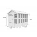 10ft x 6ft Apex Potting Shed