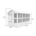 14ft x 6ft Apex Potting Shed