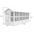 18ft x 6ft Apex Potting Shed