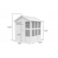 6ft x 6ft Apex Potting Shed