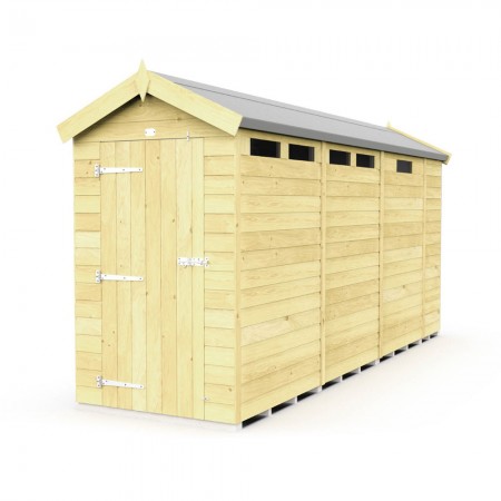 4ft x 13ft Apex Security Shed