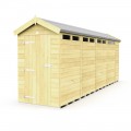 4ft x 18ft Apex Security Shed