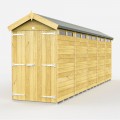 4ft x 20ft Apex Security Shed