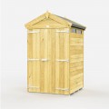 4ft x 4ft Apex Security Shed