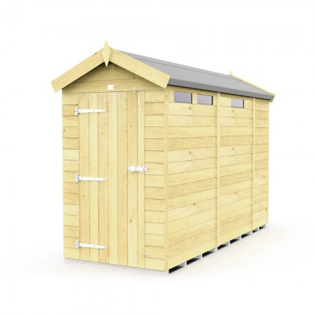4ft x 9ft Apex Security Shed