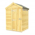 5ft x 4ft Apex Security Shed