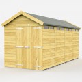 6ft x 16ft Apex Security Shed