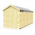 6ft x 17ft Apex Security Shed