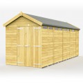 6ft x 17ft Apex Security Shed